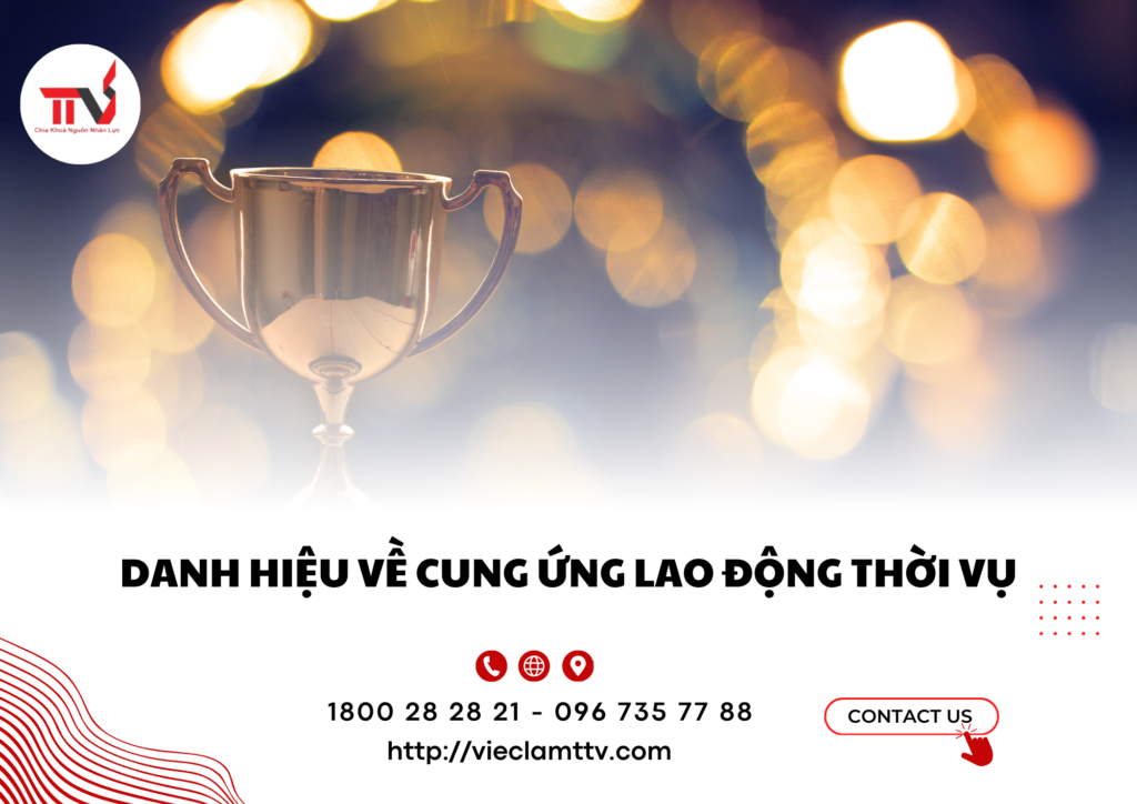 Danh hiệu về dịch vụ cung ứng lao động