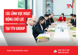 Các lĩnh vực hoạt động chủ lực tại TTV GROUP