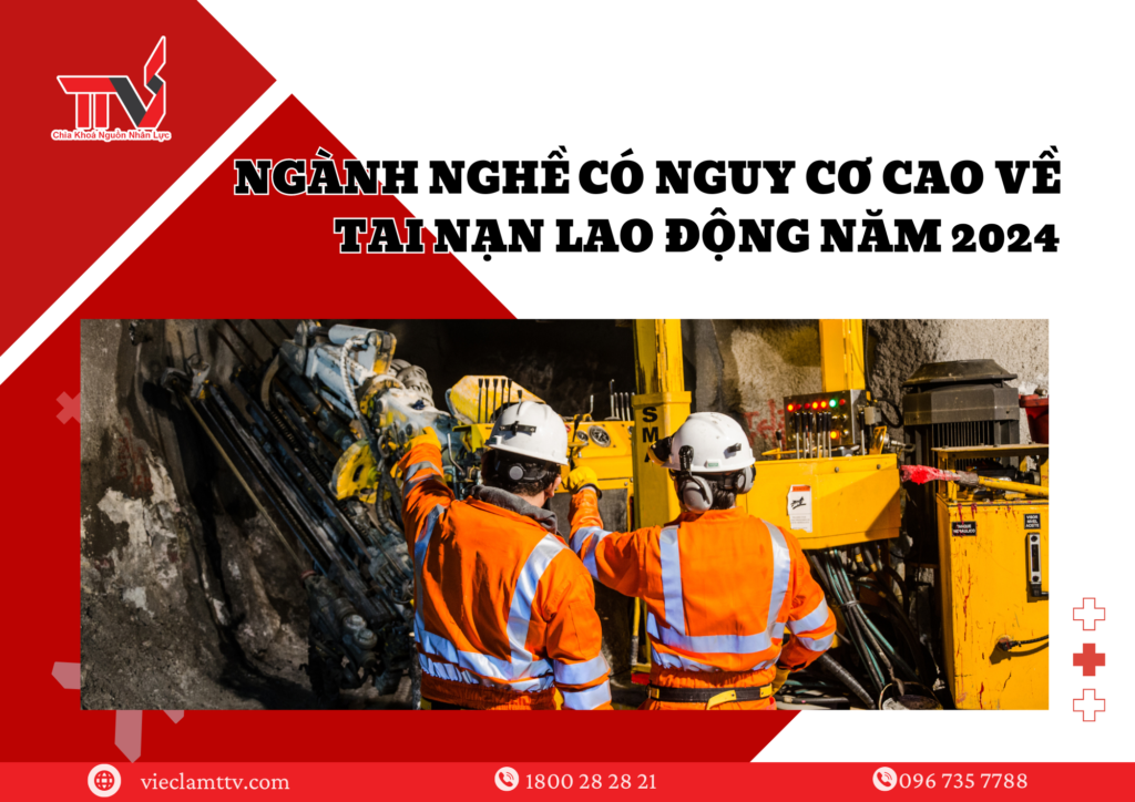 Những ngành nghề có nguy cơ cao về tai nạn lao động năm 2024