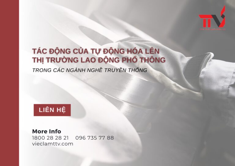 Tác động của tự động hóa lên thị trường lao động phổ thông trong các ngành nghề truyền thống