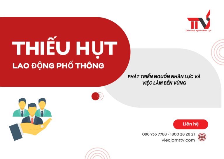 Thiếu trầm trọng lao động phổ thông: Phát triển nguồn nhân lực và việc làm bền vững