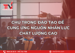 Chú trọng đào tạo để cung ứng nhân lực chất lượng cao