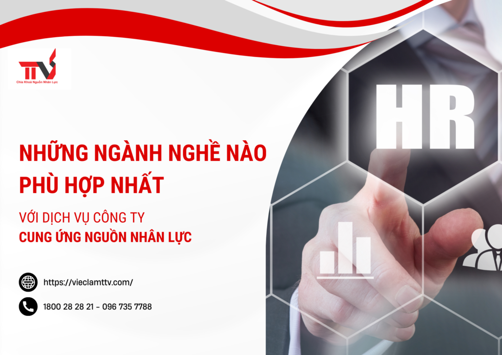 Ngành nghề phù hợp với công ty cung ứng nguồn nhân lực 2024