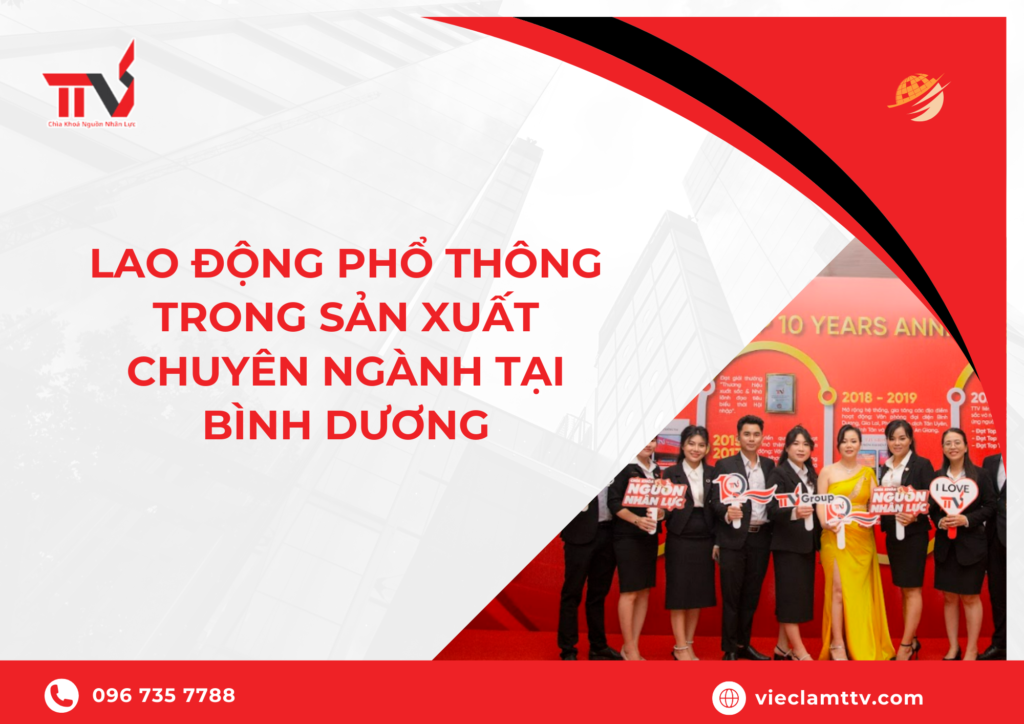Lao động phổ thông tại Bình Dương