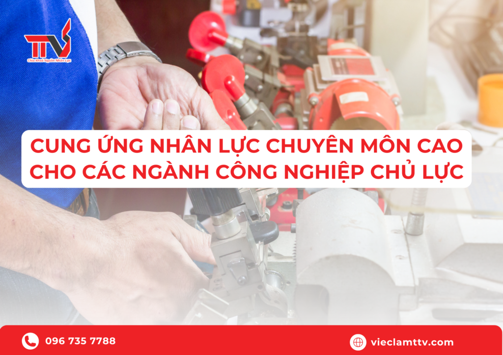 Ngành công nghiệp chủ lực cần chuyên môn cao 2025