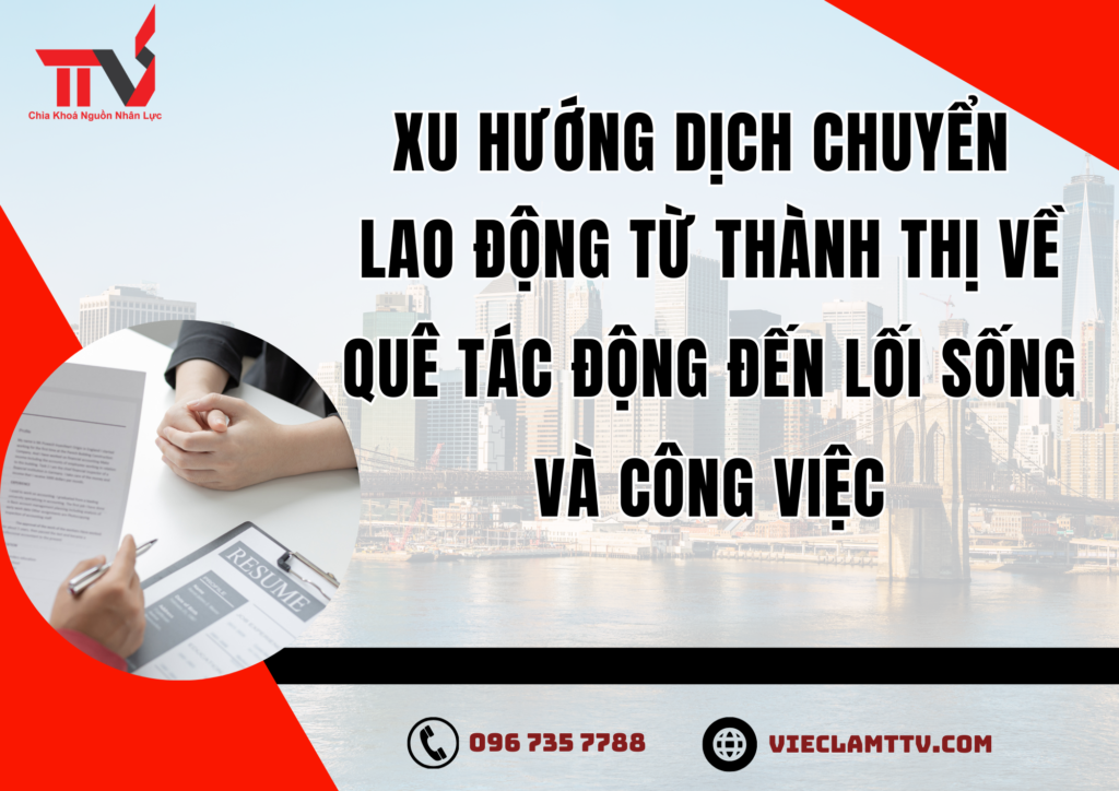 Xu hướng dịch chuyển lao động
