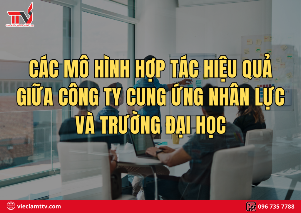 Các mô hình hợp tác hiệu quả giữa công ty cung ứng nhân lực và trường đại học