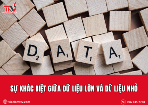 Sự khác biệt giữa dữ liệu lớn (Big Data) và dữ liệu nhỏ (Small Data)