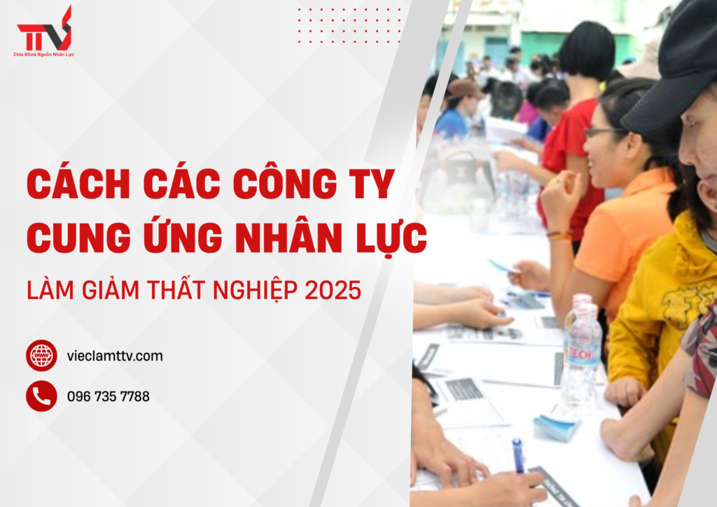 Cách các công ty cung ứng nhân lực làm giảm thất nghiệp 2025