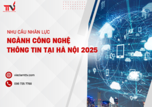 Nhu cầu nhân lực ngành công nghệ thông tin tại Hà Nội 2025