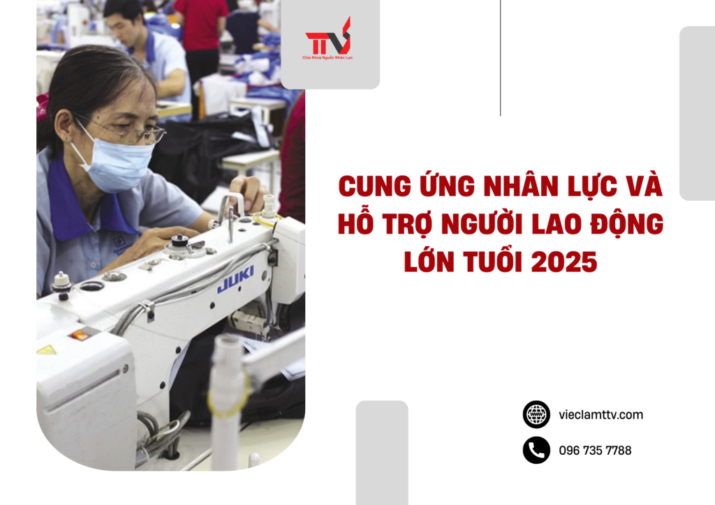 Cung ứng nhân lực và hỗ trợ người lao động lớn tuổi 2025