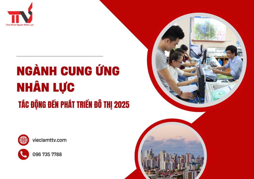 Ngành Cung ứng nhân lực tác động đến phát triển đô thị 2025