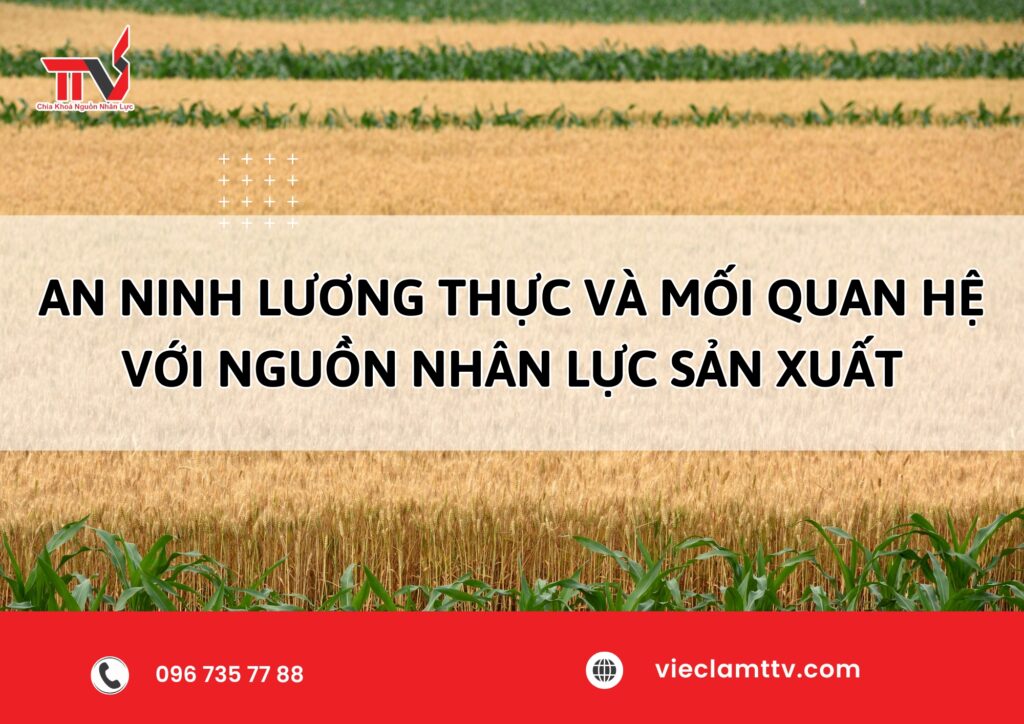 An ninh lương thực và mối quan hệ với nguồn nhân lực sản xuất