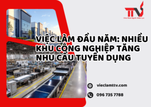 Việc làm đầu năm: Nhiều khu công nghiệp tăng nhu cầu tuyển dụng