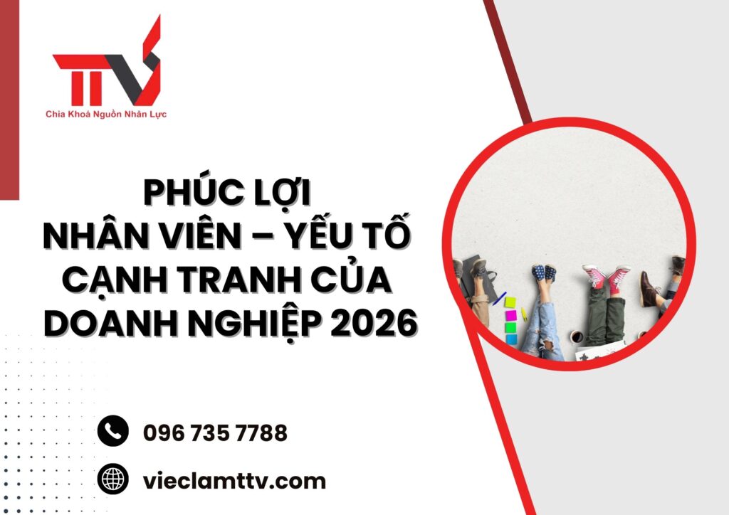 phúc lợi nhân viên - yếu tố cạnh tranh của doanh nghiệp 2026