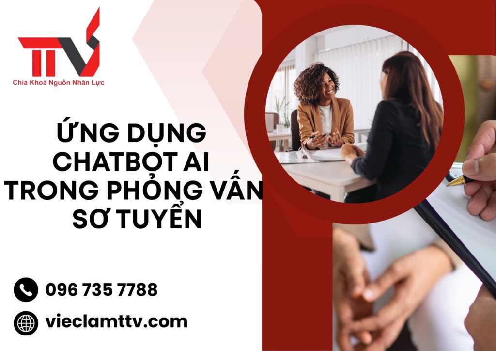 Ứng dụng chatbot AI trong phỏng vấn sơ tuyển