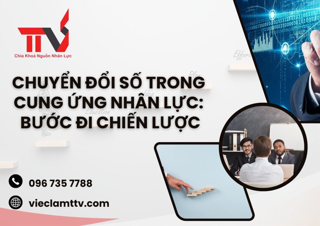 Chuyển đổi số trong cung ứng nhân lực: Bước đi chiến lược