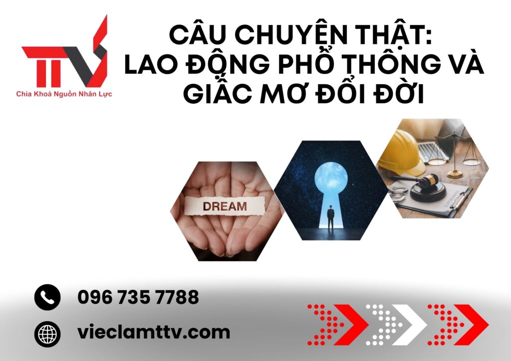Câu chuyện thật: Lao động phổ thông và giấc mơ đổi đời