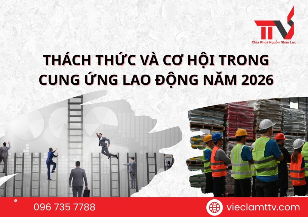 Thách thức và cơ hội trong cung ứng lao động năm 2026