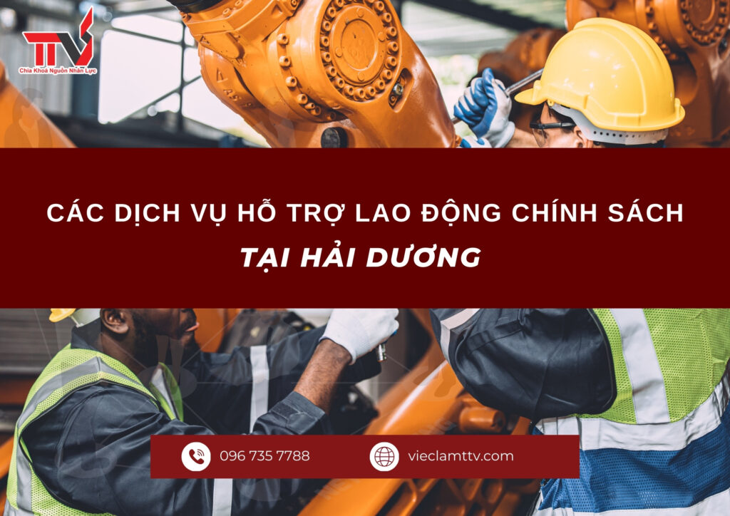 Các dịch vụ hỗ trợ lao động chính sách tại Hải Dương