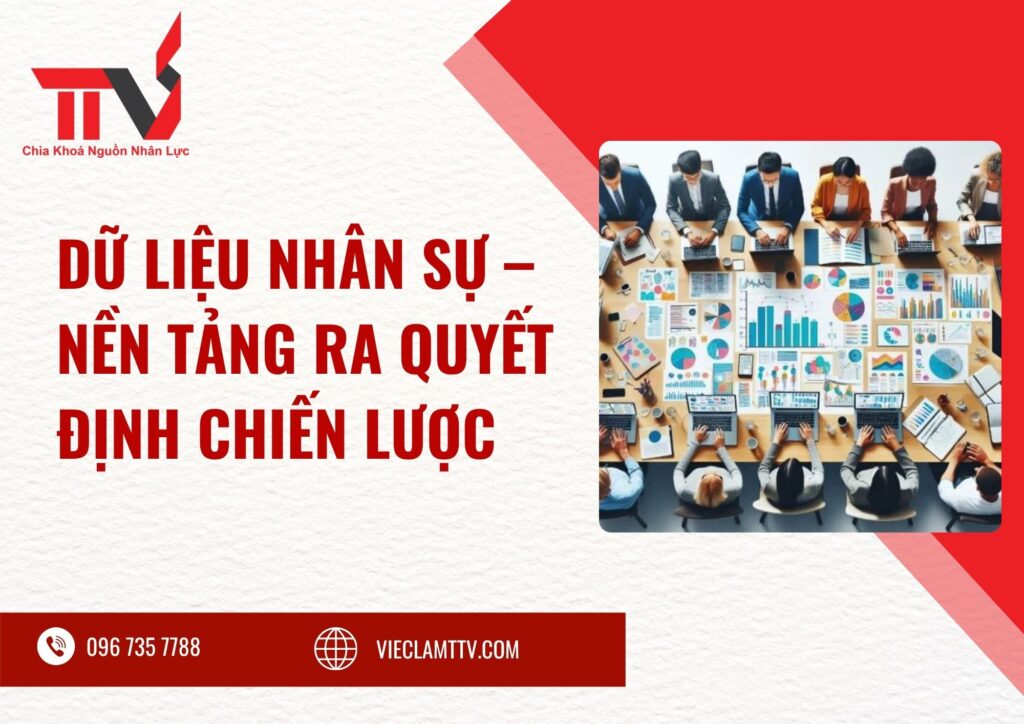 dữ liệu nhân sự làm nền tảng ra quyết định chiến lược cho doanh nghiệp