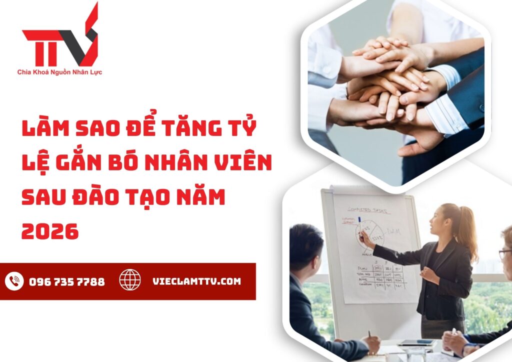 mô hình tăng gắn bó nhân viên trong doanh nghiệp