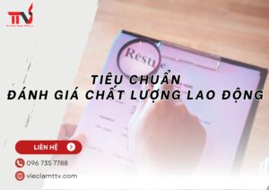 Giới thiệu về các tiêu chuẩn đánh giá chất lượng lao động của công ty