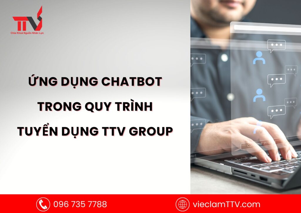 Ứng dụng chatbot trong quy trình tuyển dụng TTV Group
