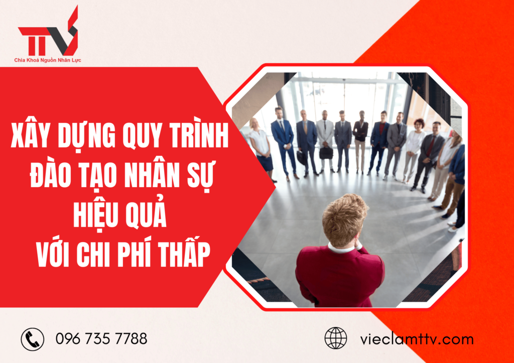 Xây dựng quy trình đào tạo nhân sự hiệu quả với chi phí thấp